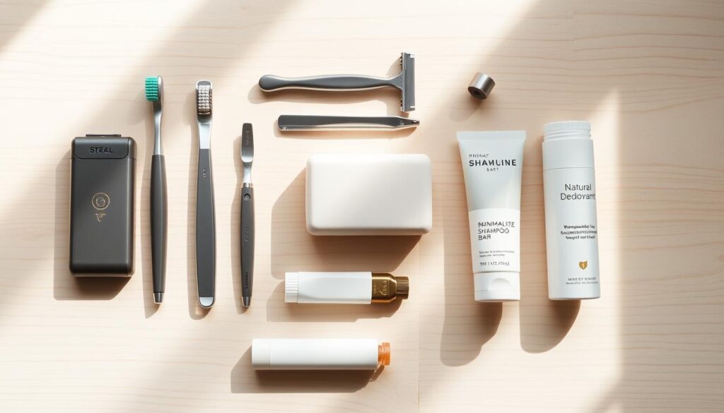 minimalist toiletries