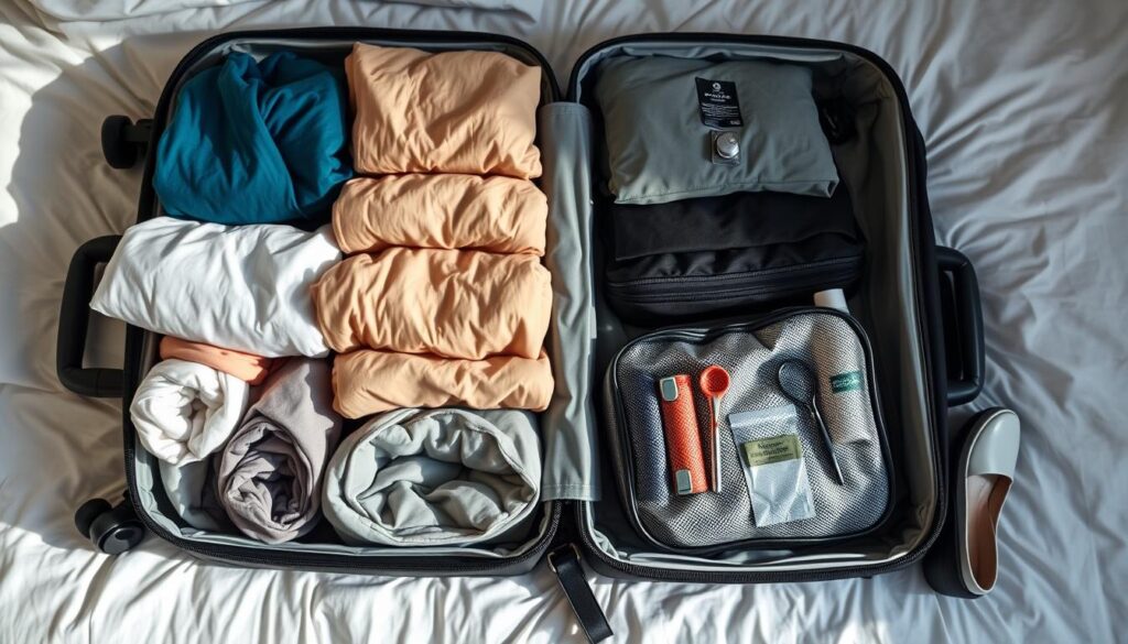 packing clothes
