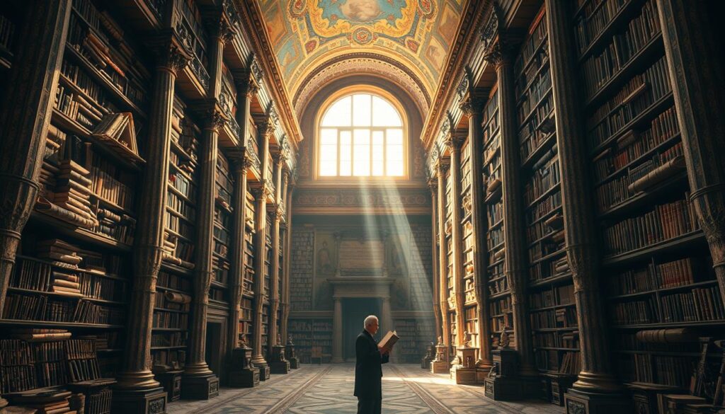 ancient roman library