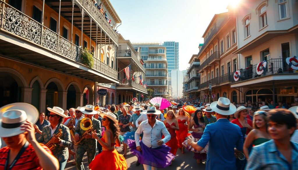bourbon street parade