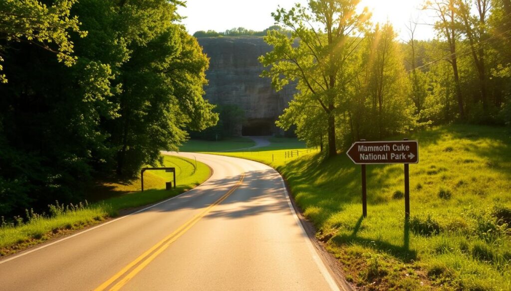 mammoth cave driving directions