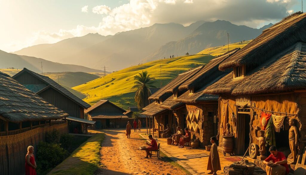 remote village traditions